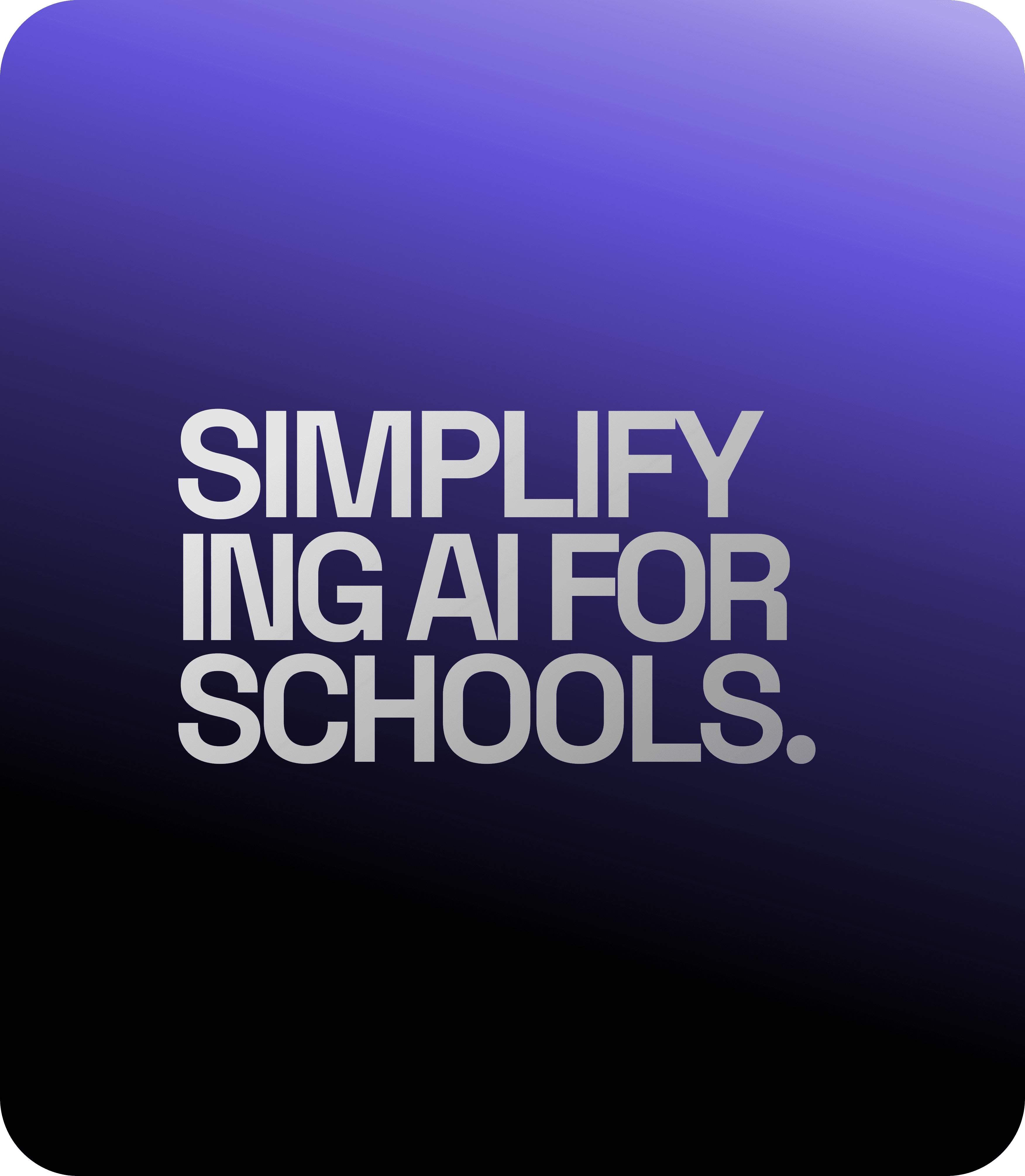 AI for schools - teachers and students